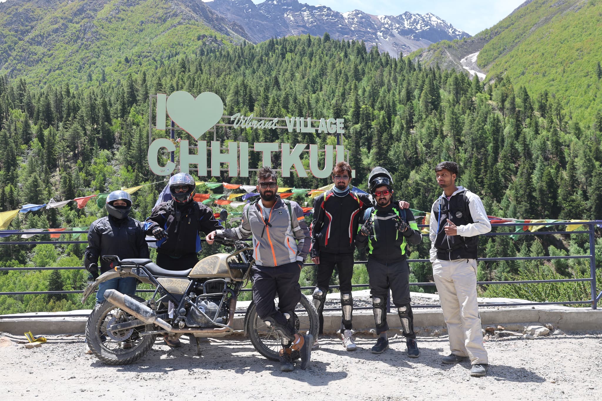 Chitkul village — last Indian village on Indo-Tibet border, Spiti bike expedition